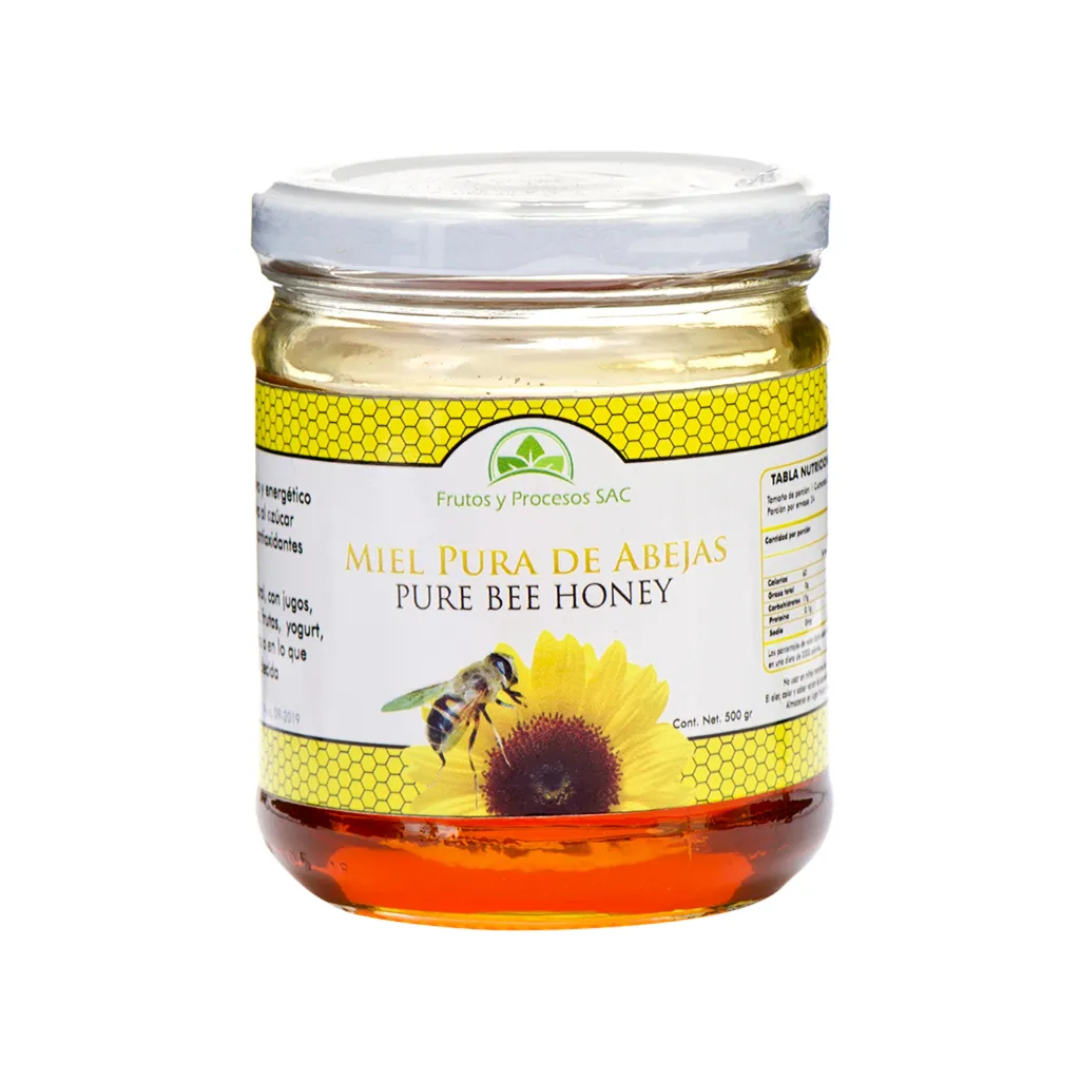 Miel pura de abejas Frutos y Procesos, 500 gr