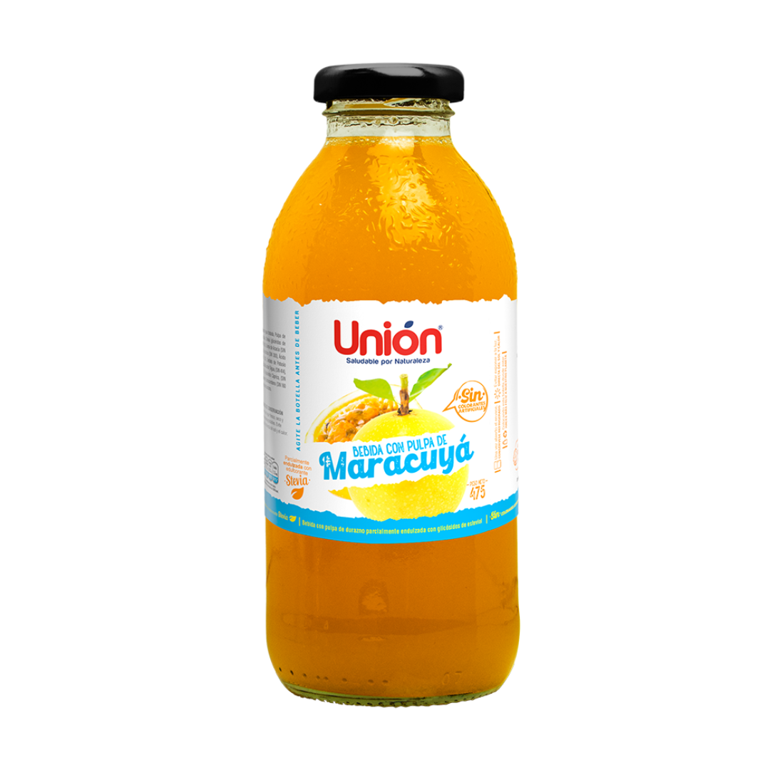 [SOLO RETIRO EN TIENDA] - Bebida con pulpa de maracuyá Unión, 475 ml