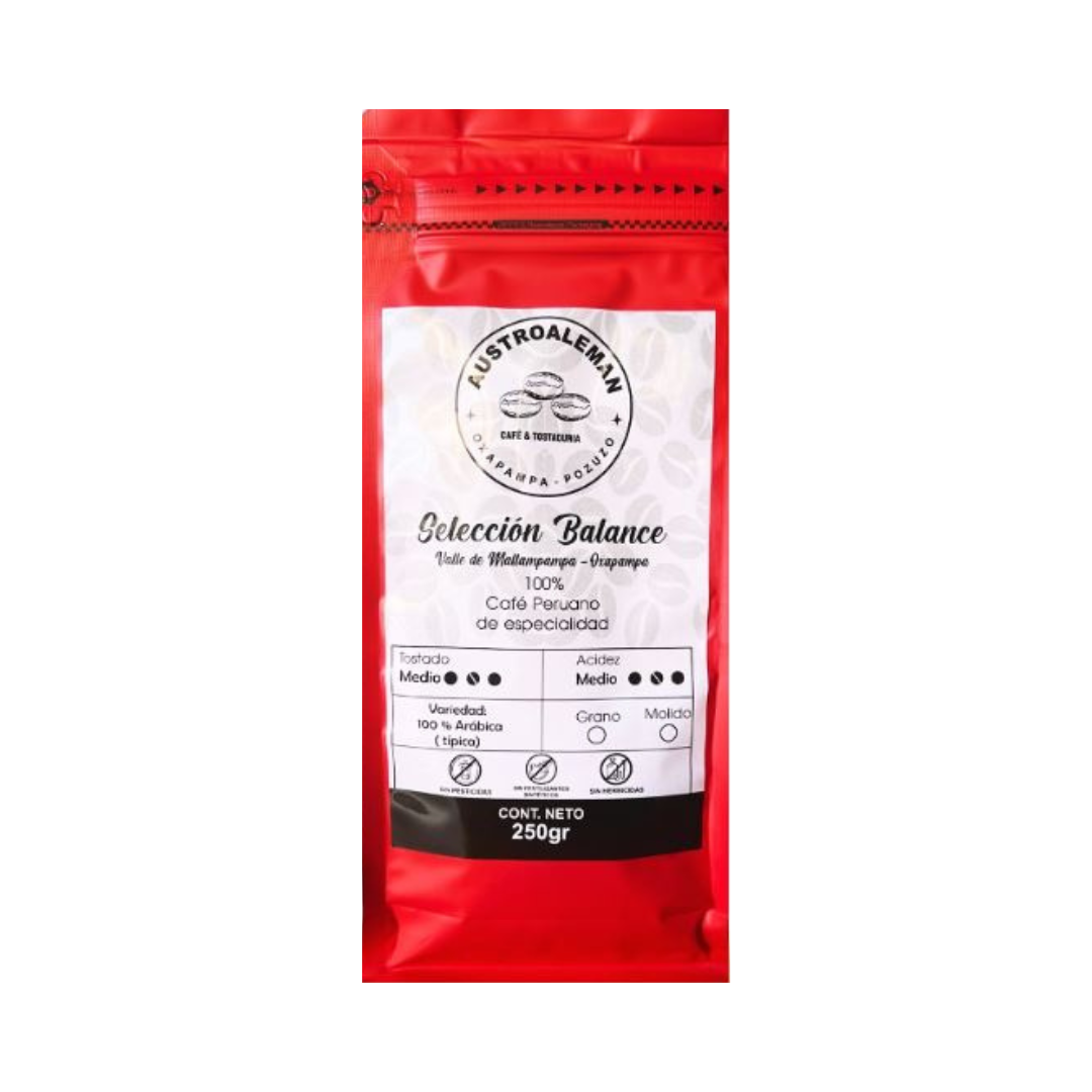 Café selección balance molido Austroaleman, 250 gr