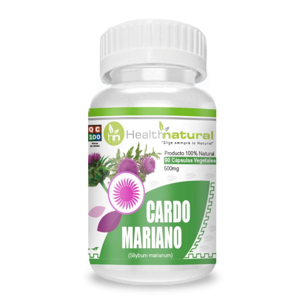 Cardo mariano 90 cápsulas Health Natural, 500 mg