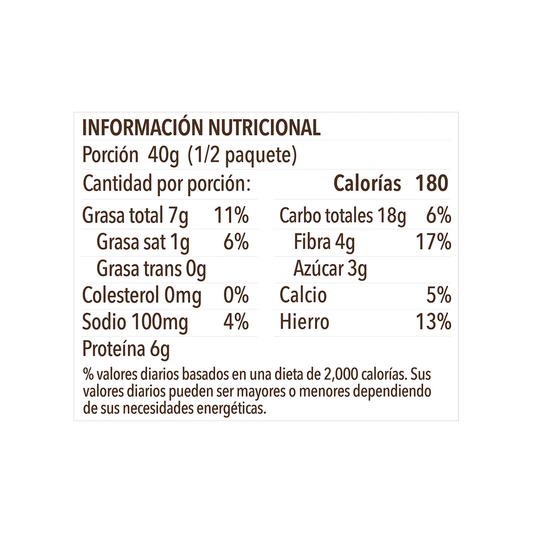 Crisinos de cacao La Purita, 80 gr