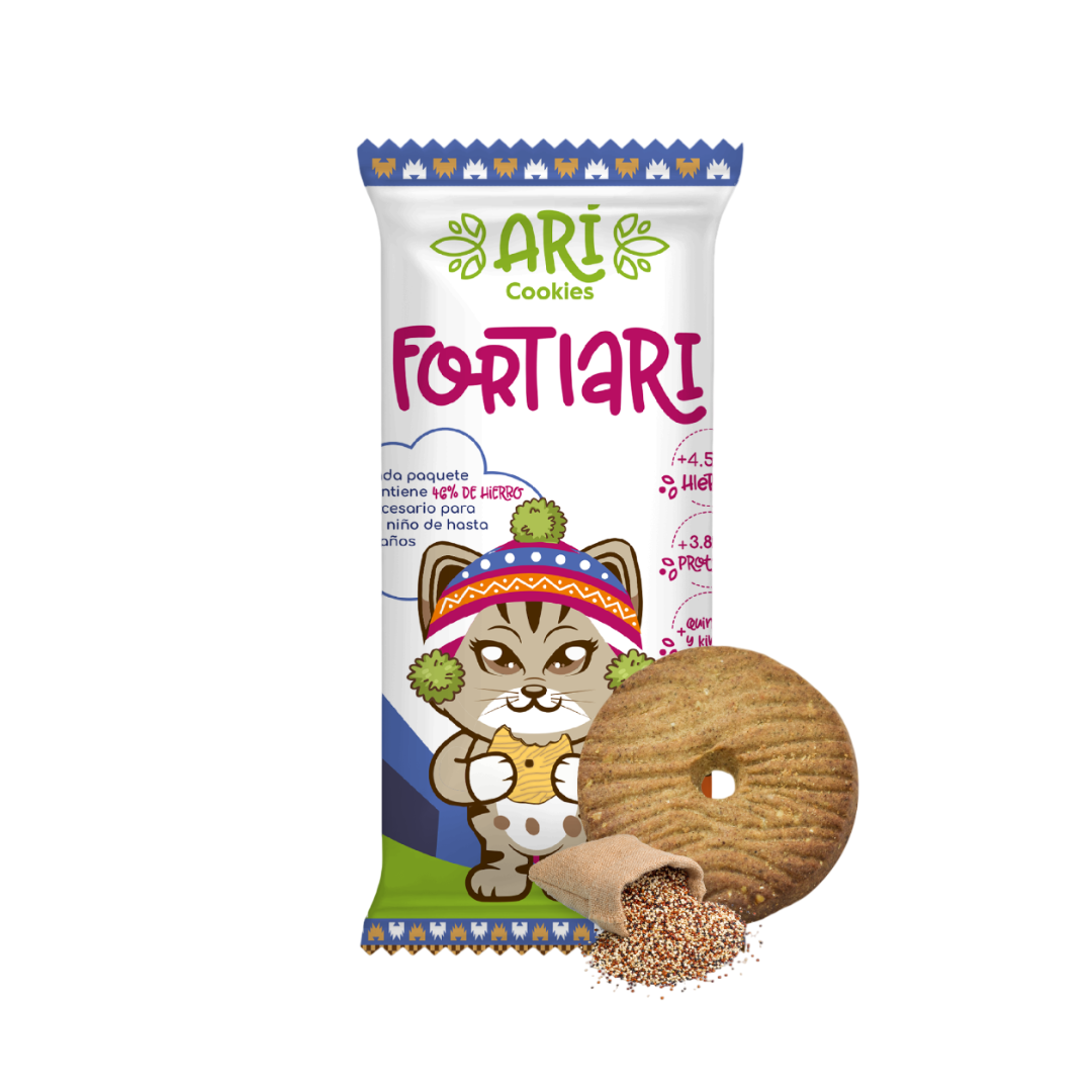 Galleta fortiari con hierro Ari, 30 gr