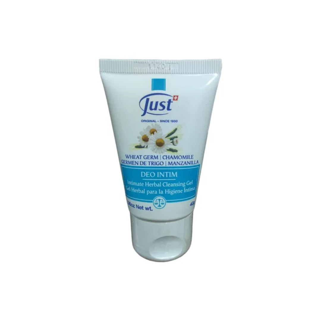 Gel para la higiene íntima de manzanilla Just, 40 gr