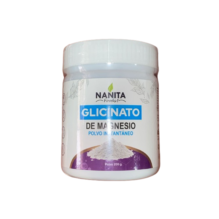 Glicinato de magnesio Nanita, 200 gr