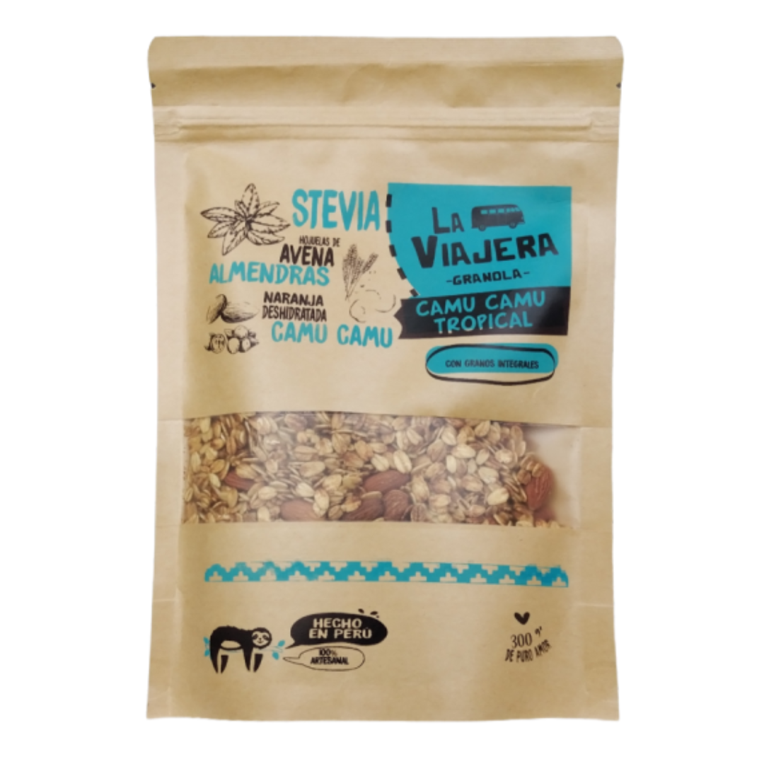 Granola camu camu tropical La Viajera, 325 gr