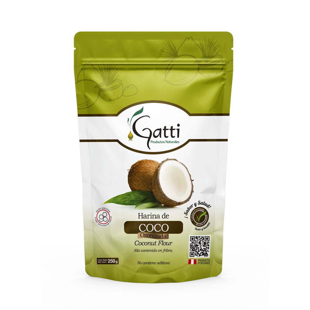 Harina de coco Gatti, 250 gr