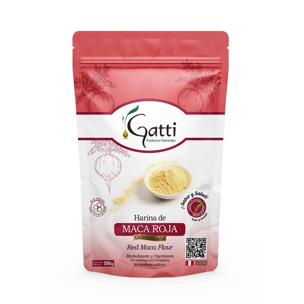 Harina de maca roja Gatti, 250 gr