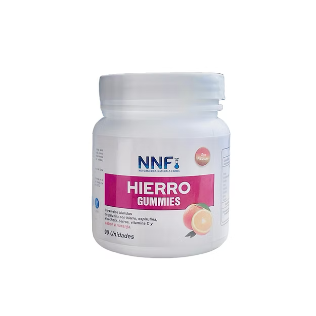 Hierro gummies Novoamérica, 90 Unidades