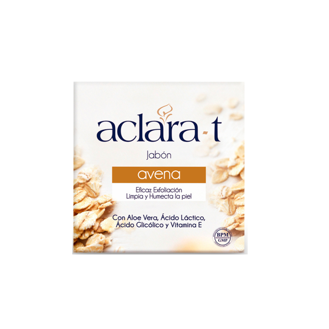 Jabón aclara-t de avena La Cooper, 80 gr