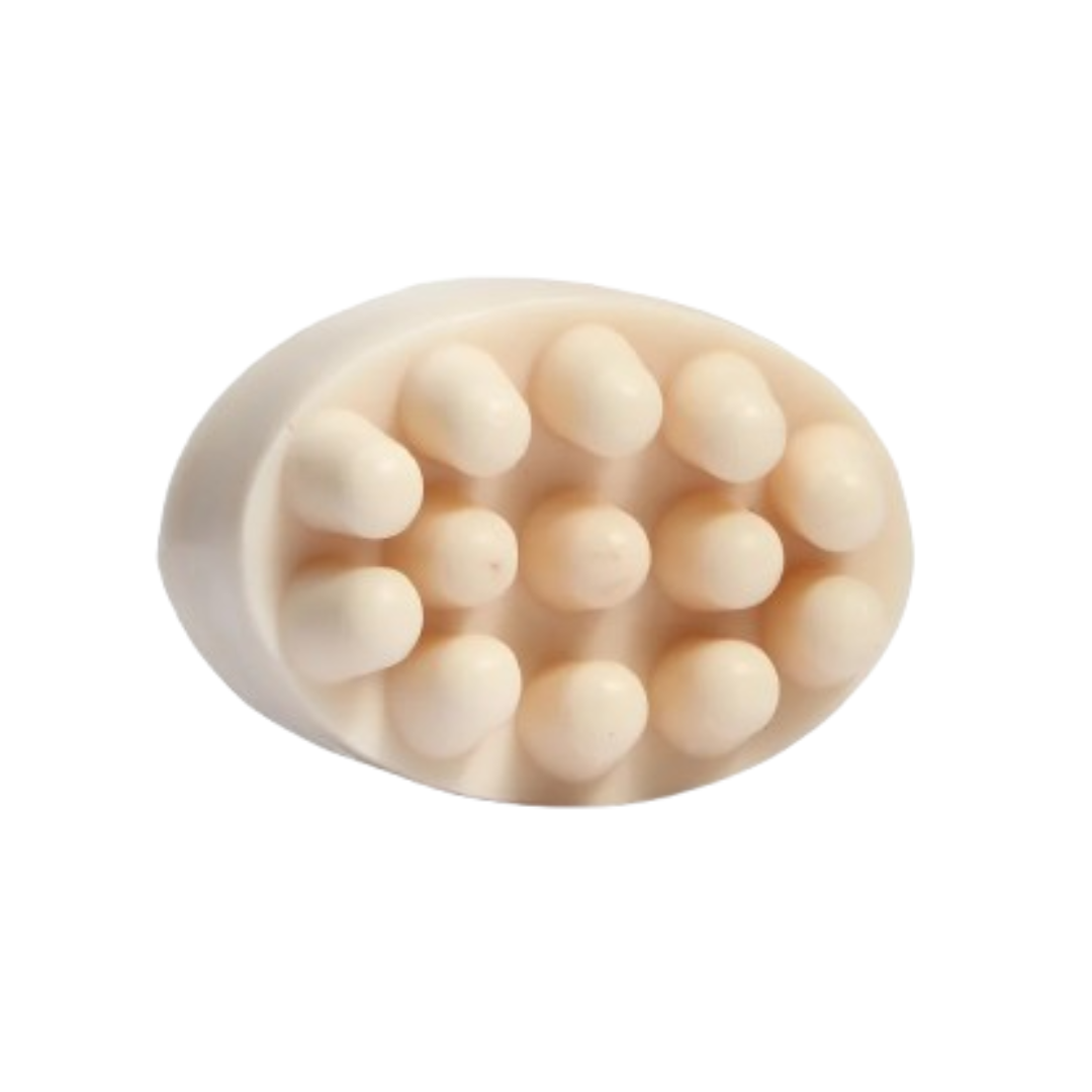 Jabón terapéutico masajeador Delmis Natural, 130 gr