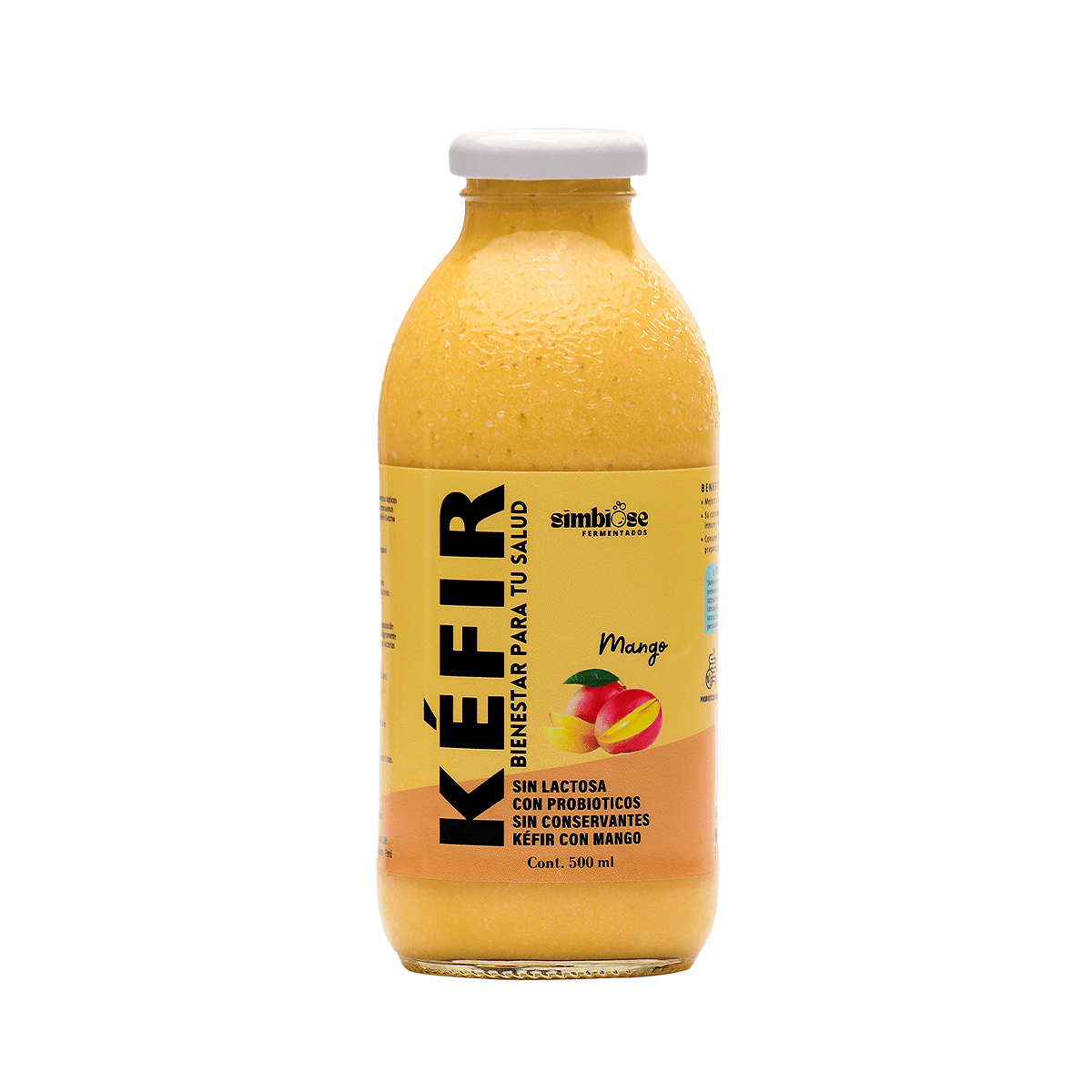 [SOLO RETIRO EN TIENDA] - Kéfir de leche con mango Simbiose, 500 ml