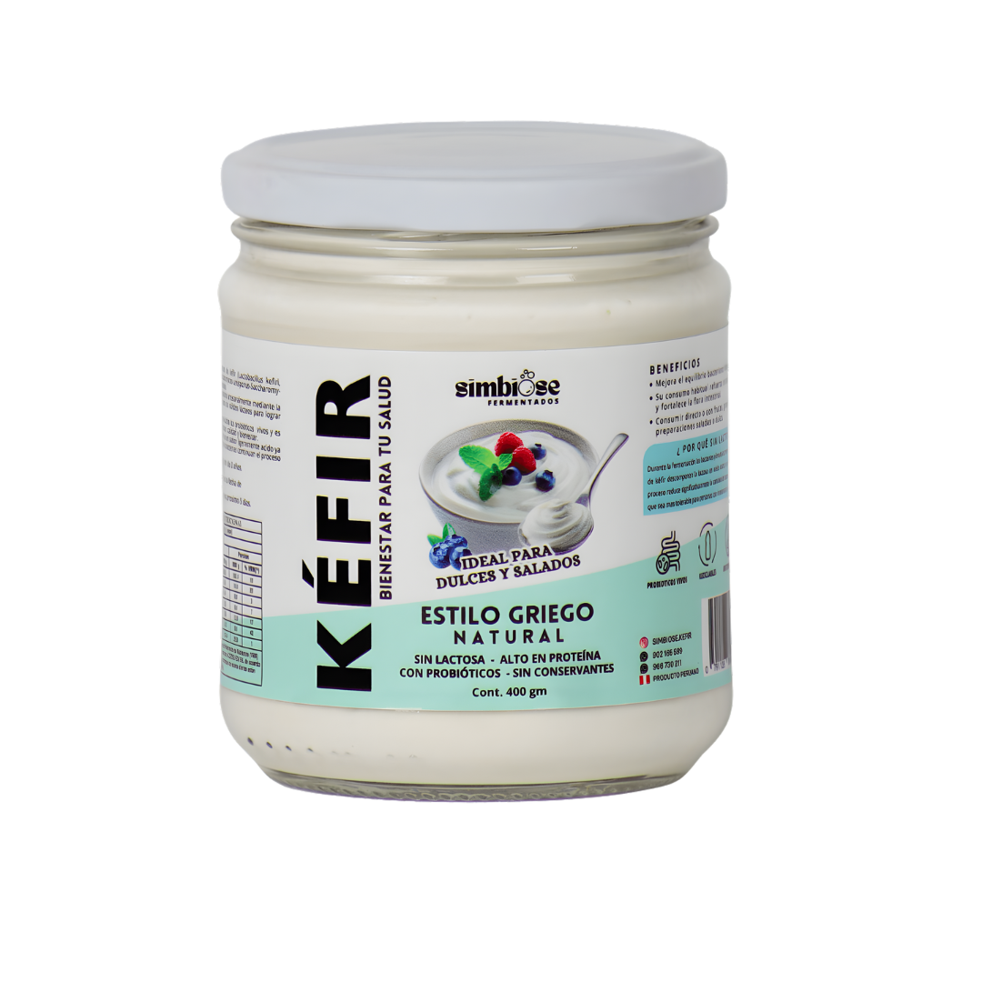 [SOLO RETIRO EN TIENDA] - Kéfir estilo griego Simbiose, 400 gr