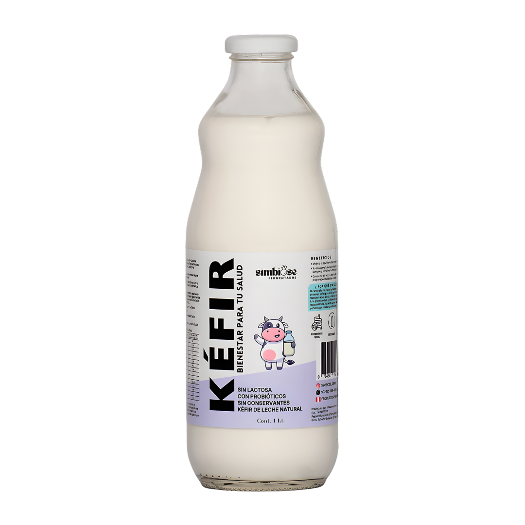 [SOLO RETIRO EN TIENDA] - Kéfir de leche natural simbiose, 1 lt