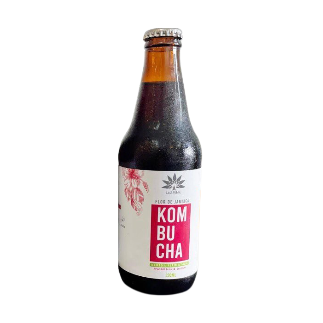 [SOLO RETIRO EN TIENDA] - Kombucha de jamaica Luz Vital, 330 ml
