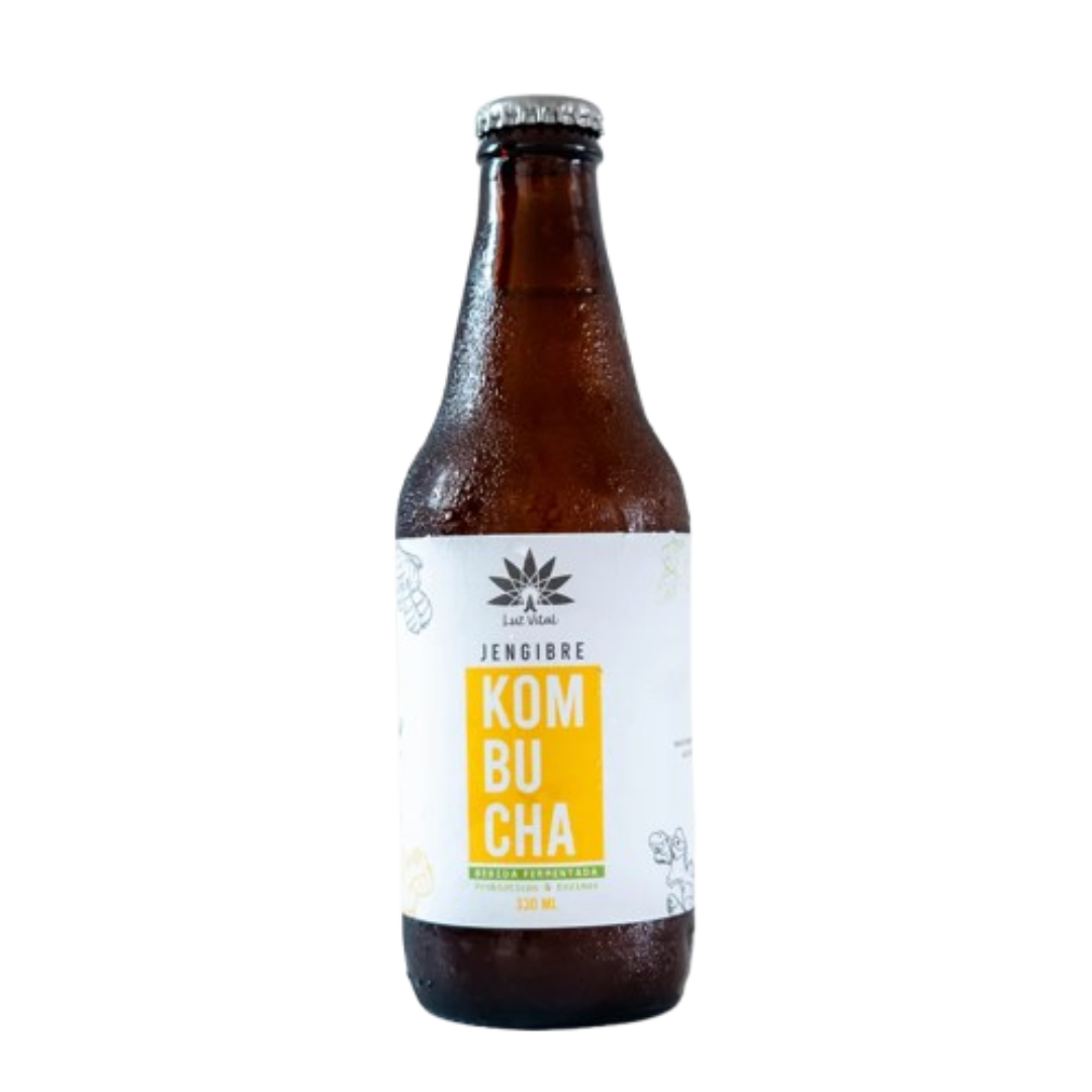 [SOLO RETIRO EN TIENDA] - Kombucha de jengibre Luz Vital, 330 ml