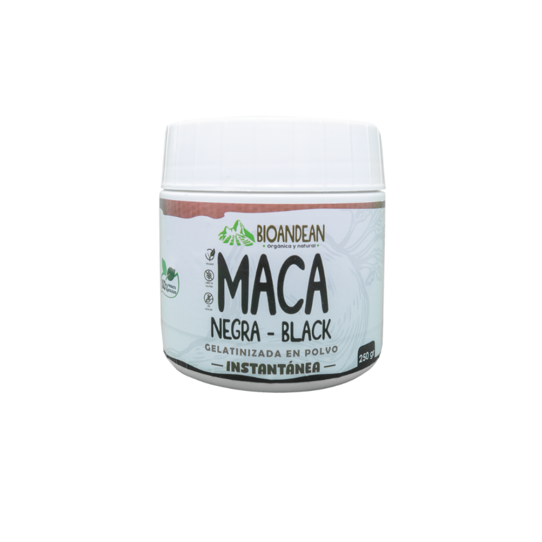 Maca negra gelatinizada Bioandean, 250 gr