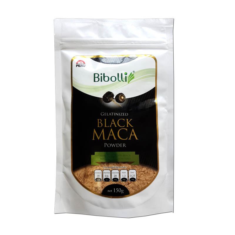 Maca negra gelatinizada, Bibolli