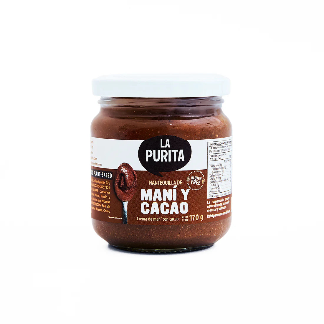 Mantequilla de maní y cacao, La Purita