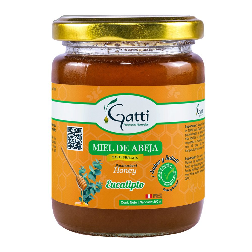 Miel de eucalipto Gatti, 300 gr