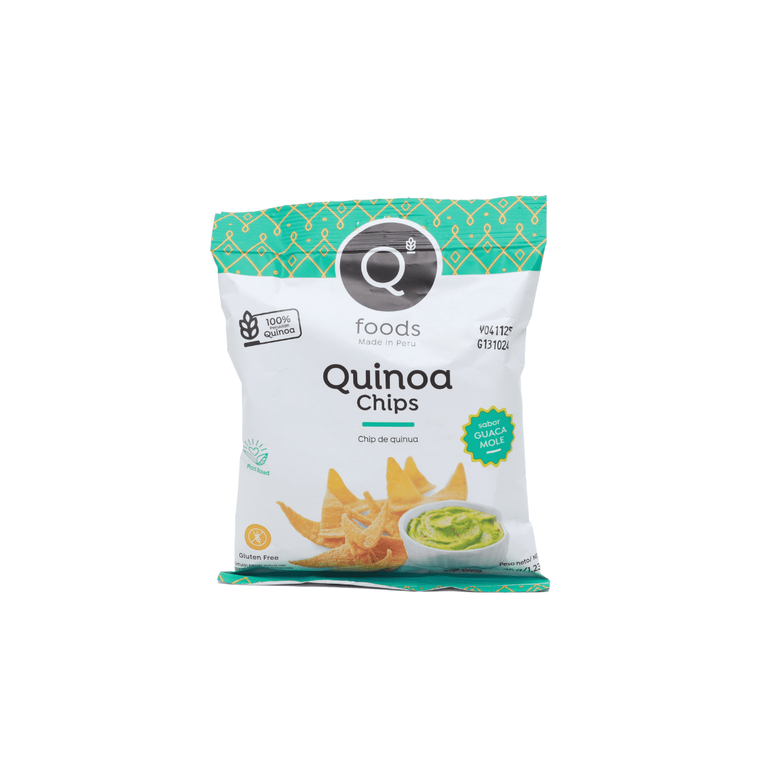 Chips de quinua sabor guacamole, QFoods