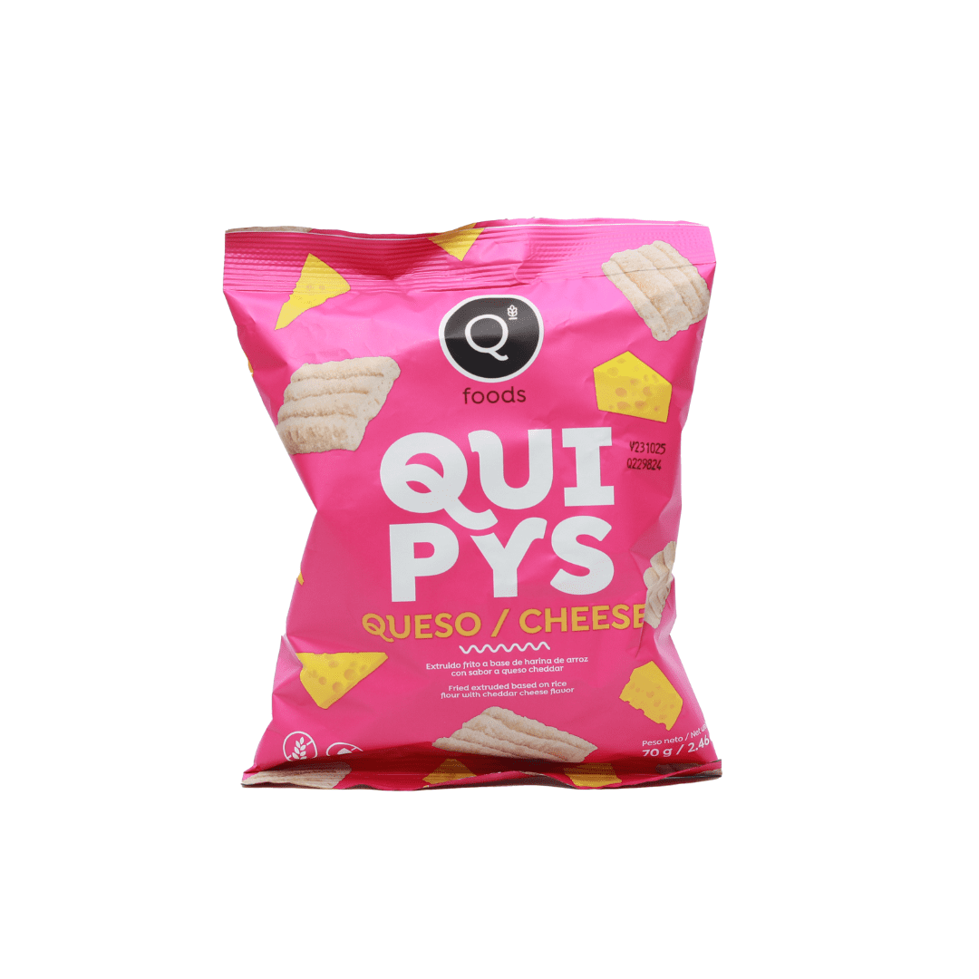 Quipys sabor queso QFoods, 30 gr