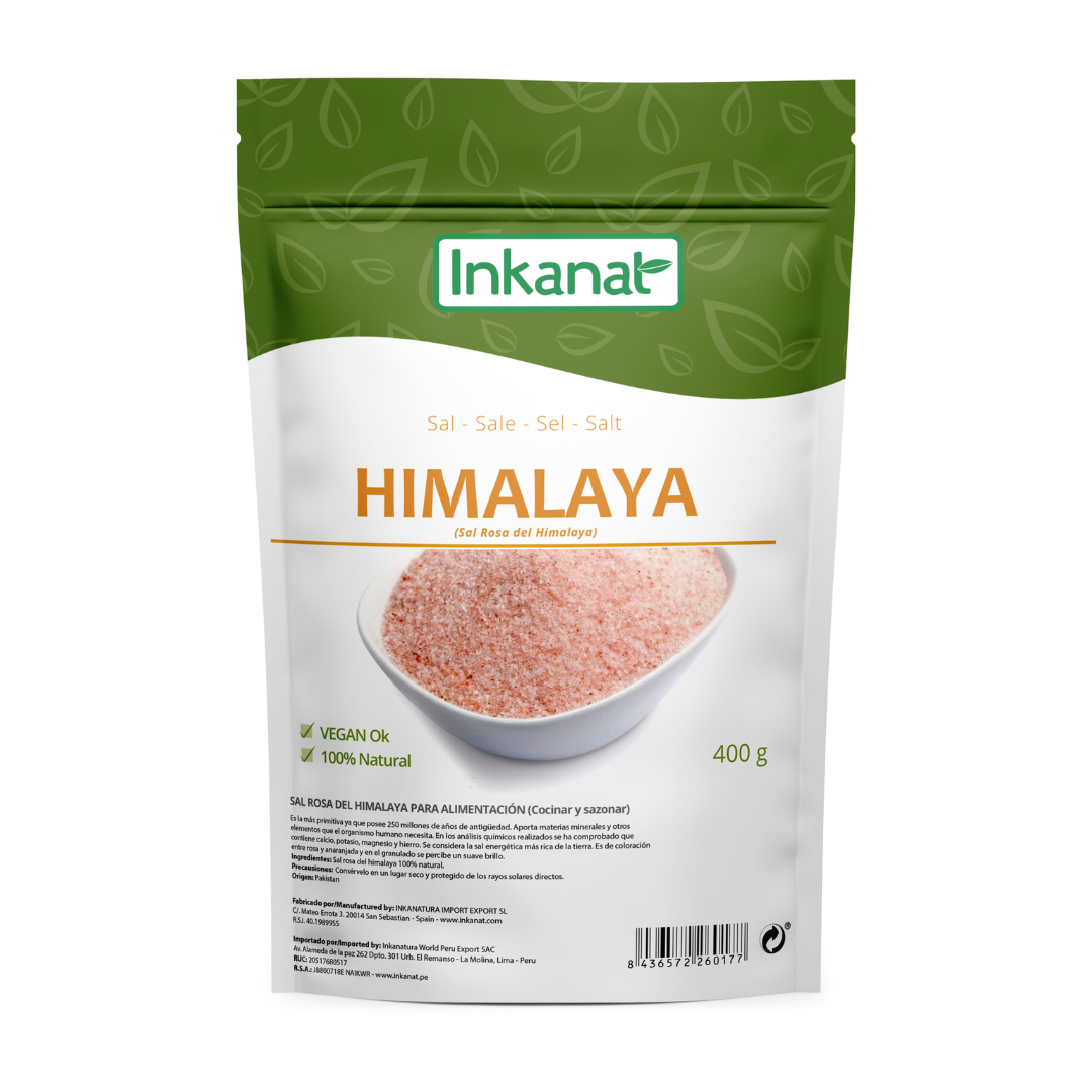 Sal del himalaya Inkanat, 400 gr