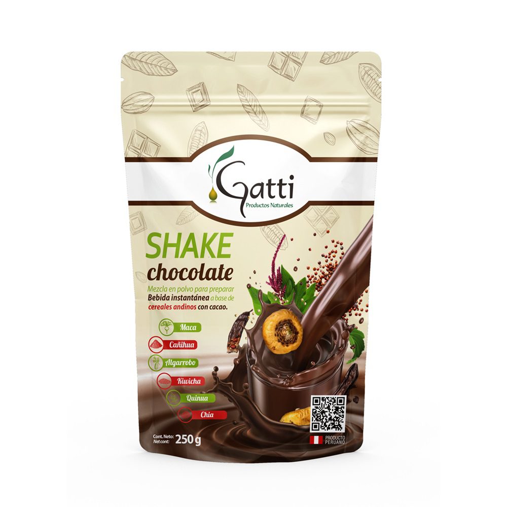 Shake de chocolate Gatti, 250 gr