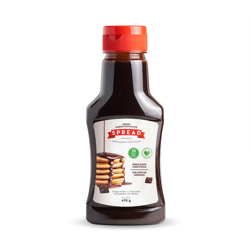 Sirope sabor chocolate sin azúcar Spread, 470 gr