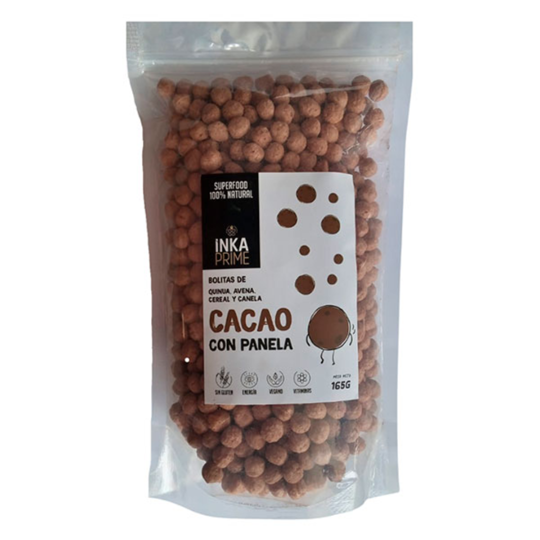 Snack de cacao Inka Prime, 165 gr