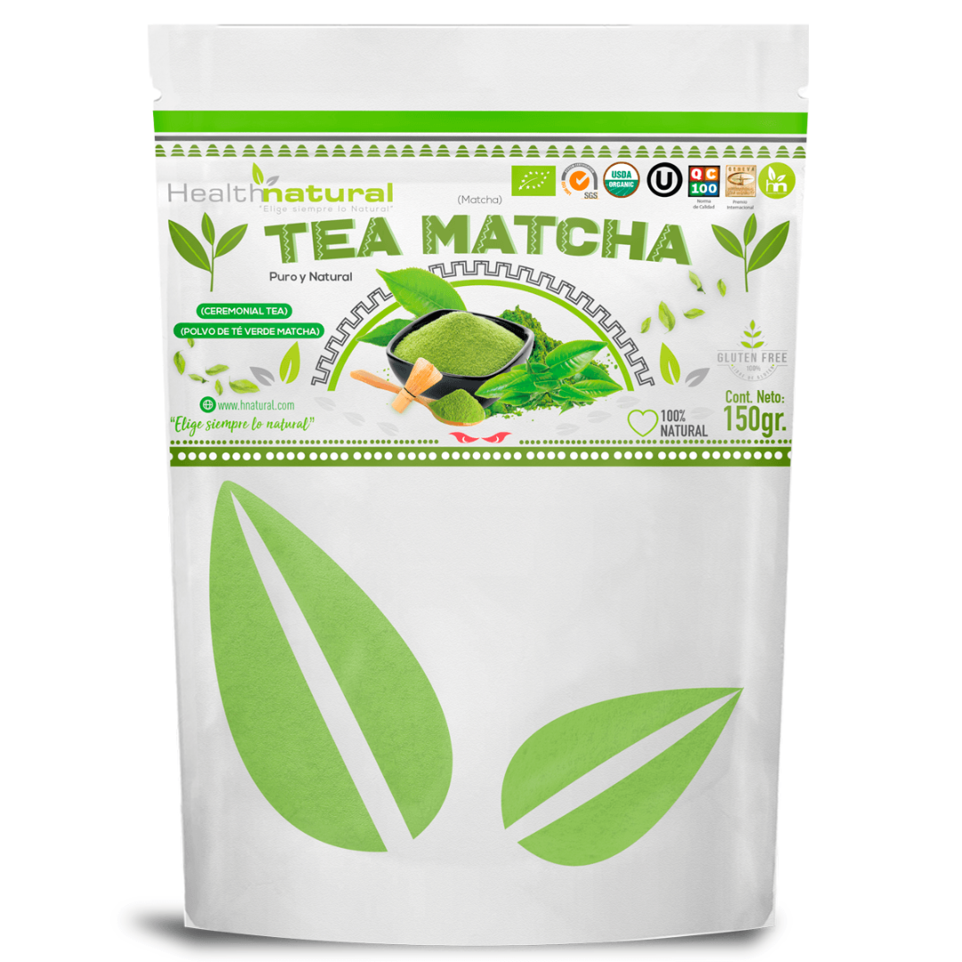 Tea matcha orgánico Health Natural, 150 gr