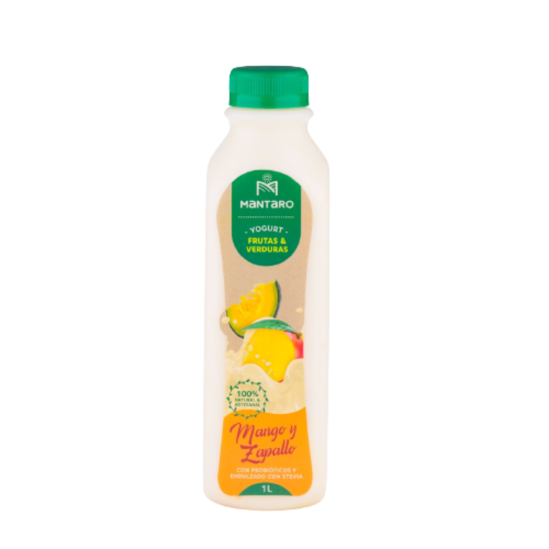 [SOLO RETIRO EN TIENDA] - Yogurt de mango y zapallo Mantaro, 1 lt