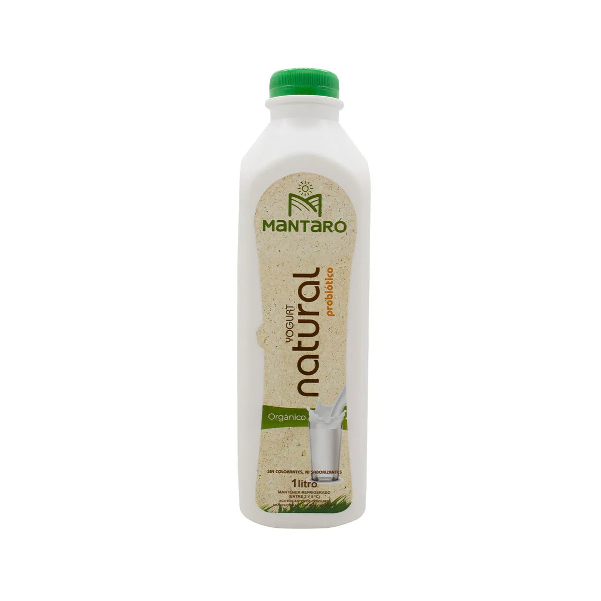 [SOLO RETIRO EN TIENDA] - Yogurt natural endulzado con stevia Mantaro, 1 lt