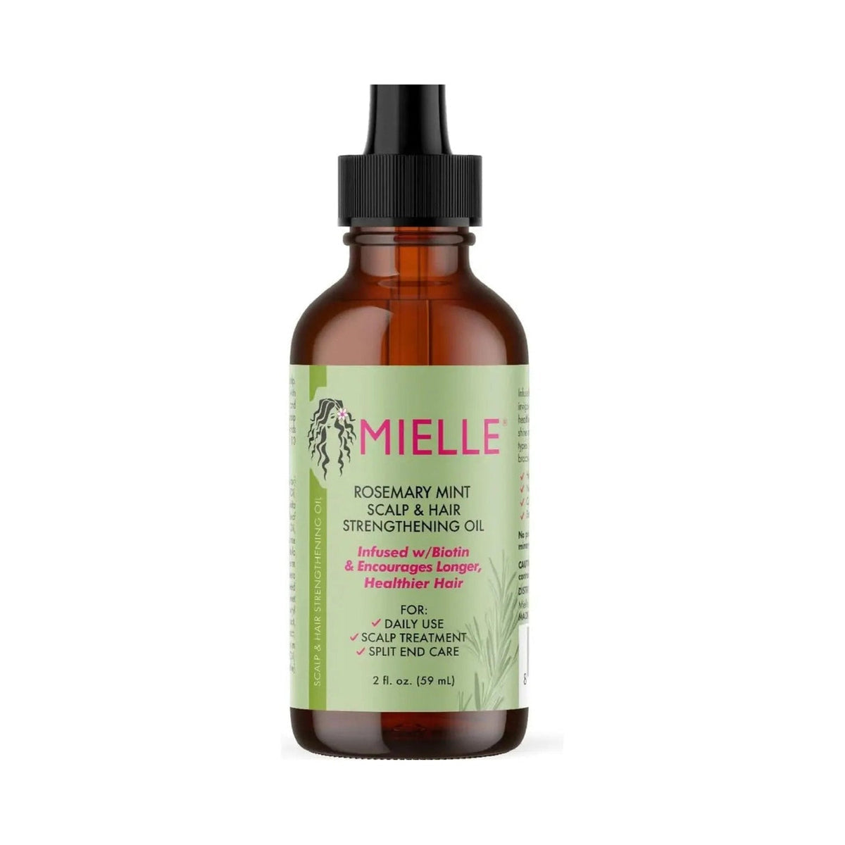 Aceite de romero y menta para cabello Mielle Organics