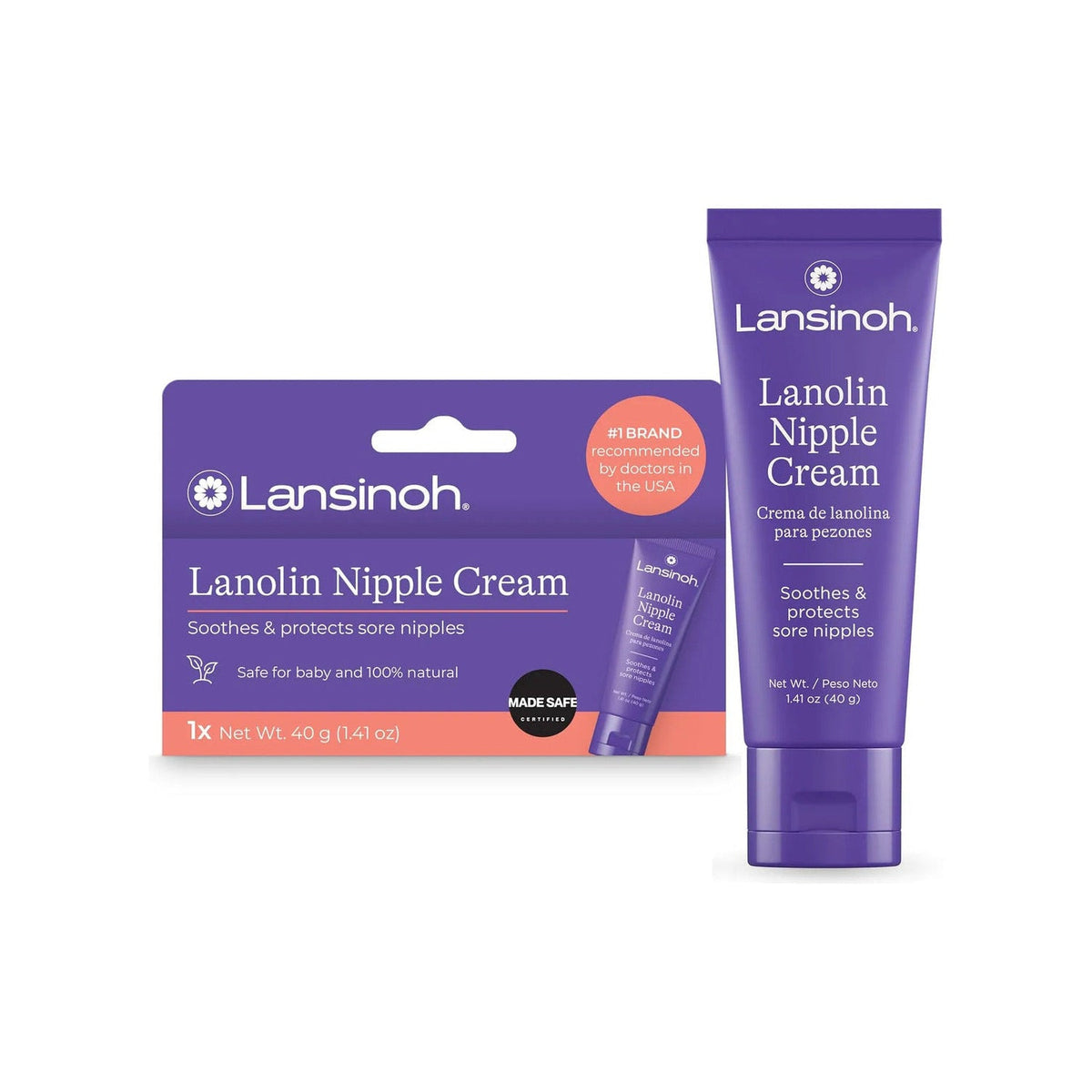 Crema de lanolina para lactancia Lansinoh, 40 gr