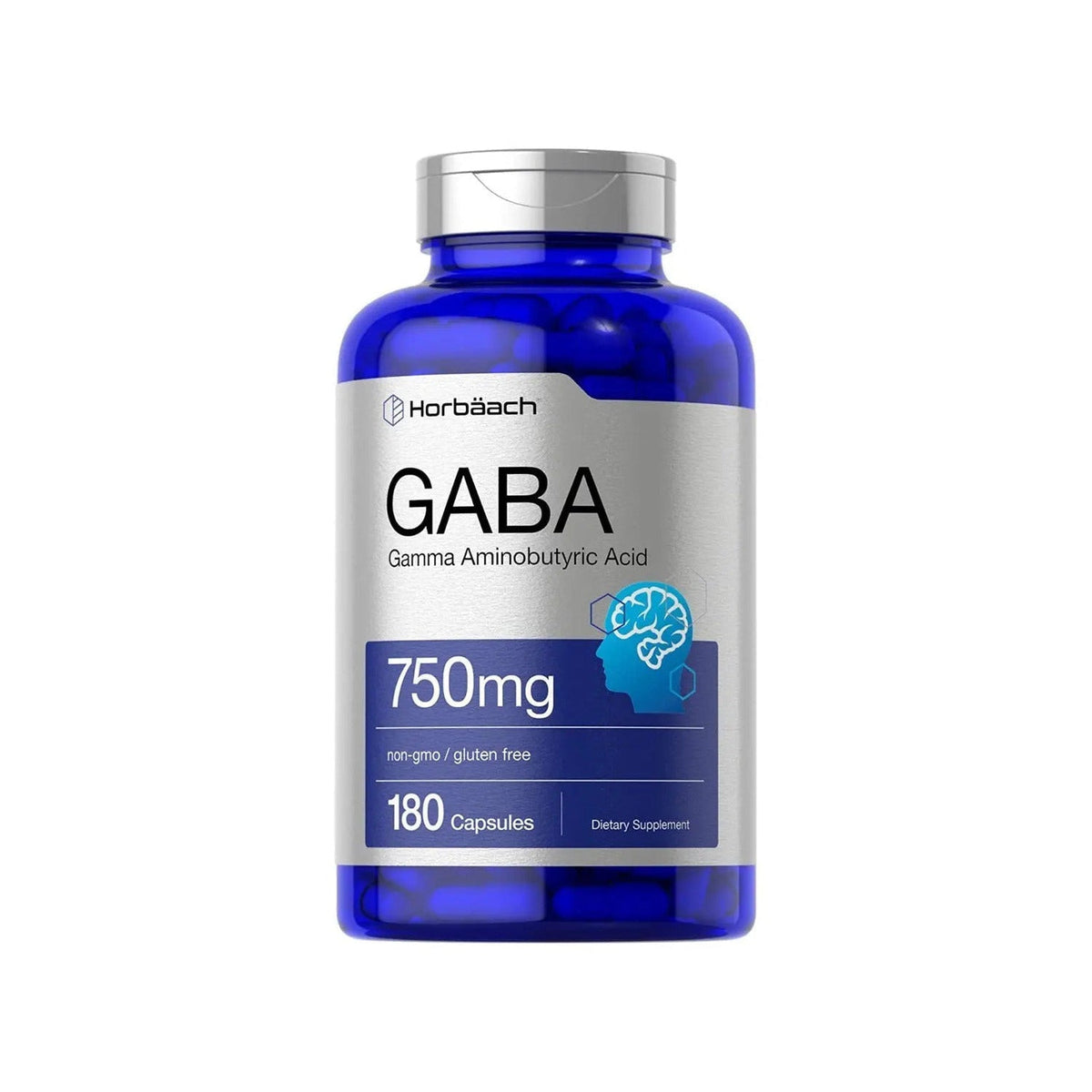 GABA 180 cápsulas Horbaach, 750 mg