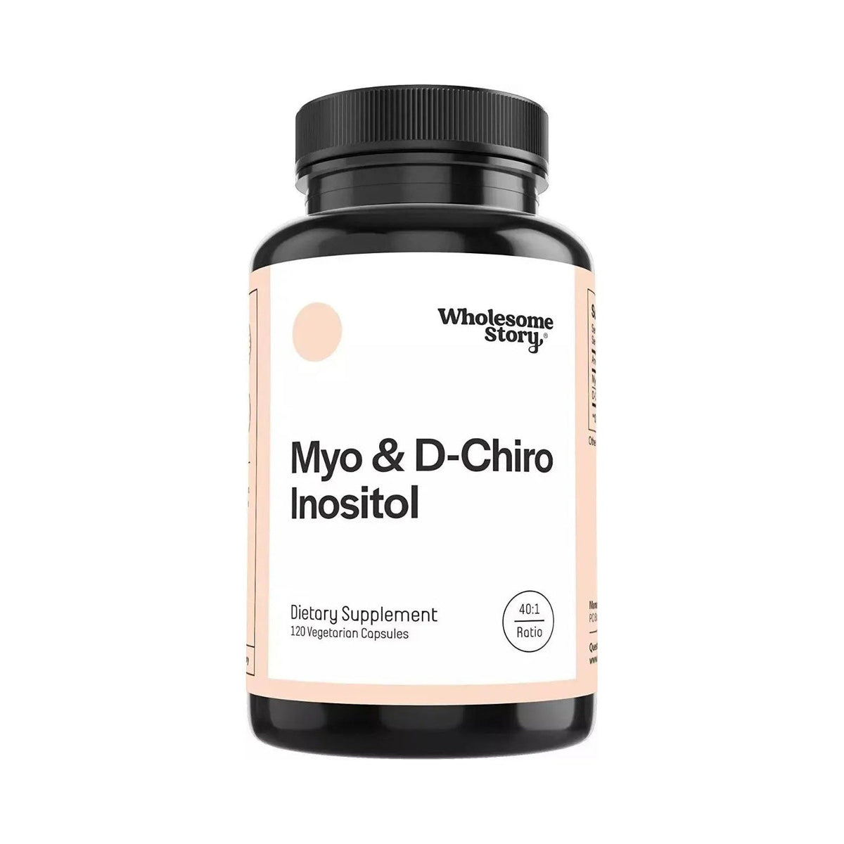 Myo & D-Chiro Inositol 120 cápsulas Wholesome Story
