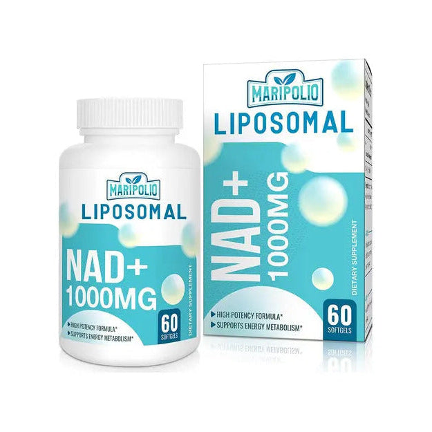 NAD+ liposomal 60 cápsulas blandas Maripolio, 1000 mg