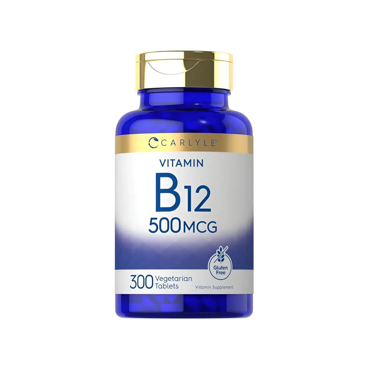 Vitamina B12 300 tabletas Carlyle, 500 mcg